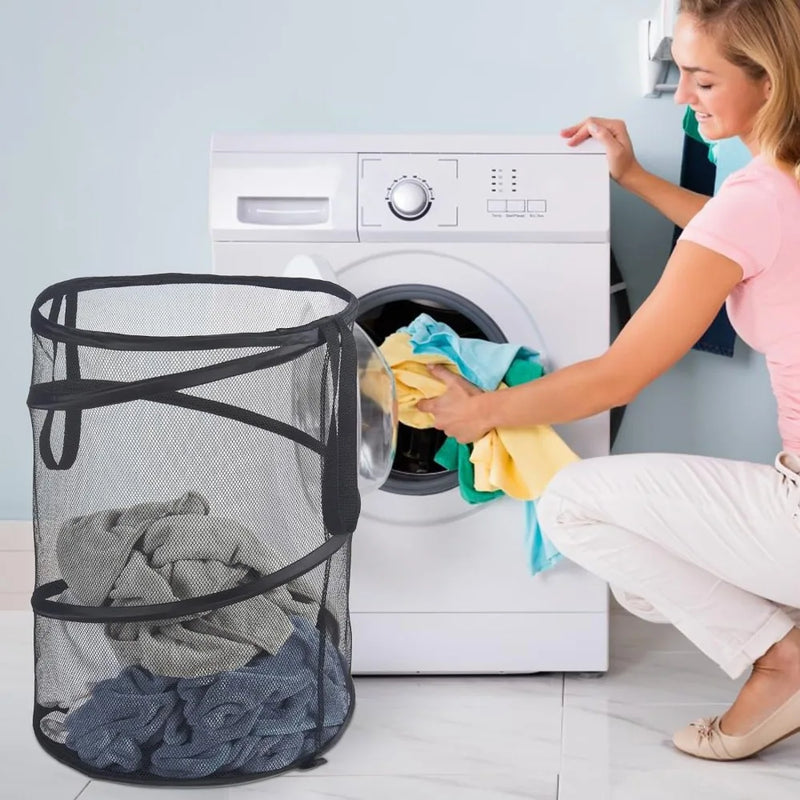 panier pliable pour le tri du linge sale et rangement