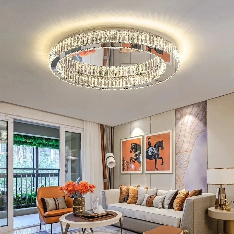 2024 Originality Personality Luxury Crystal Chandelier Lighting For Living Room Bedroom Study Crystal Ceiling Lamp