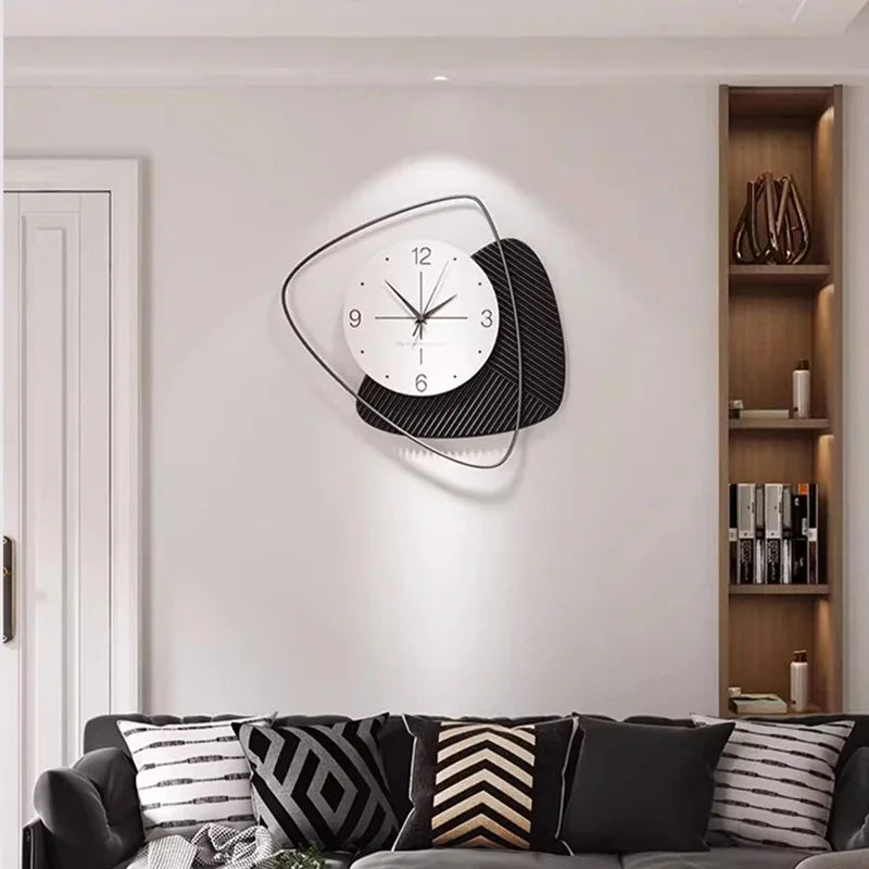 horloge murale silencieuse design nordique moderne luxe décoratif