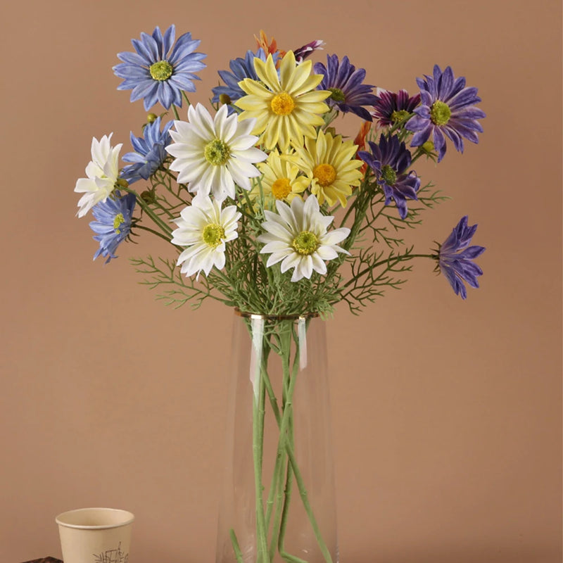 grande marguerite artificielle bouquet de fleurs en soie décoration mariage