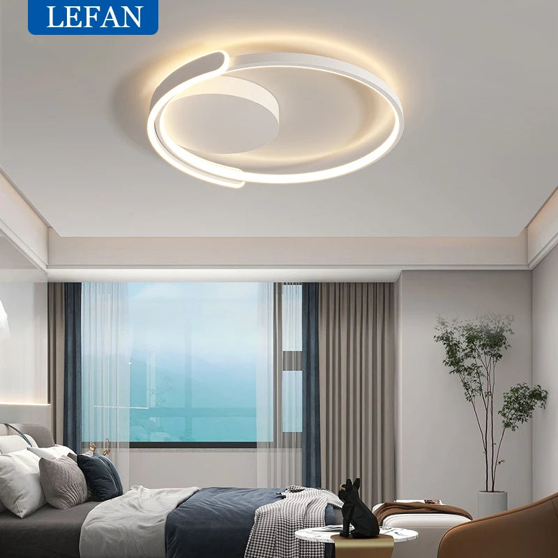 lampe led moderne en forme d'anneau pour intérieur