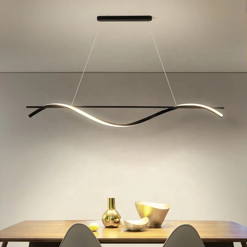 suspension en led design moderne pour décoration intérieure