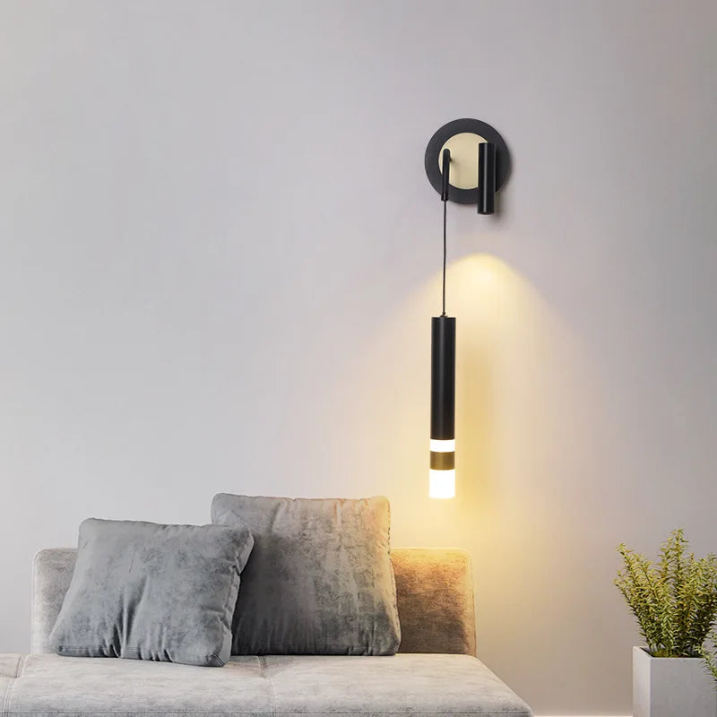 lampe de chevet design nordique moderne avec éclairage led