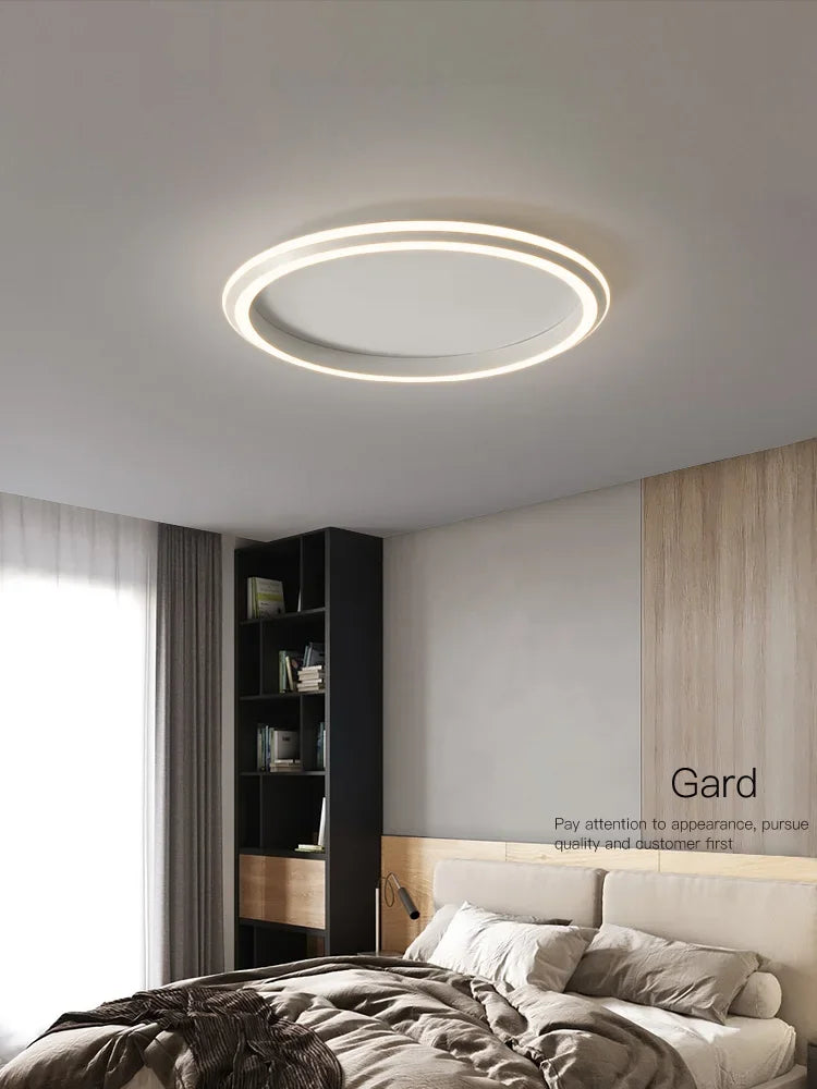 Ceiling Lamps Modern Round Minimalist Bedroom Study Lamps for Living Room Decor Led Light Fixtures Lustres Suspension Luminaire