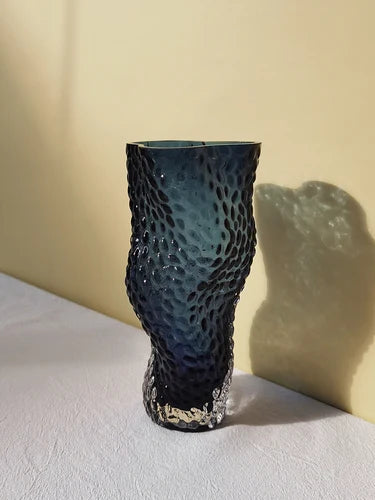 vase en verre nordique transparent pour décorations florales élégantes