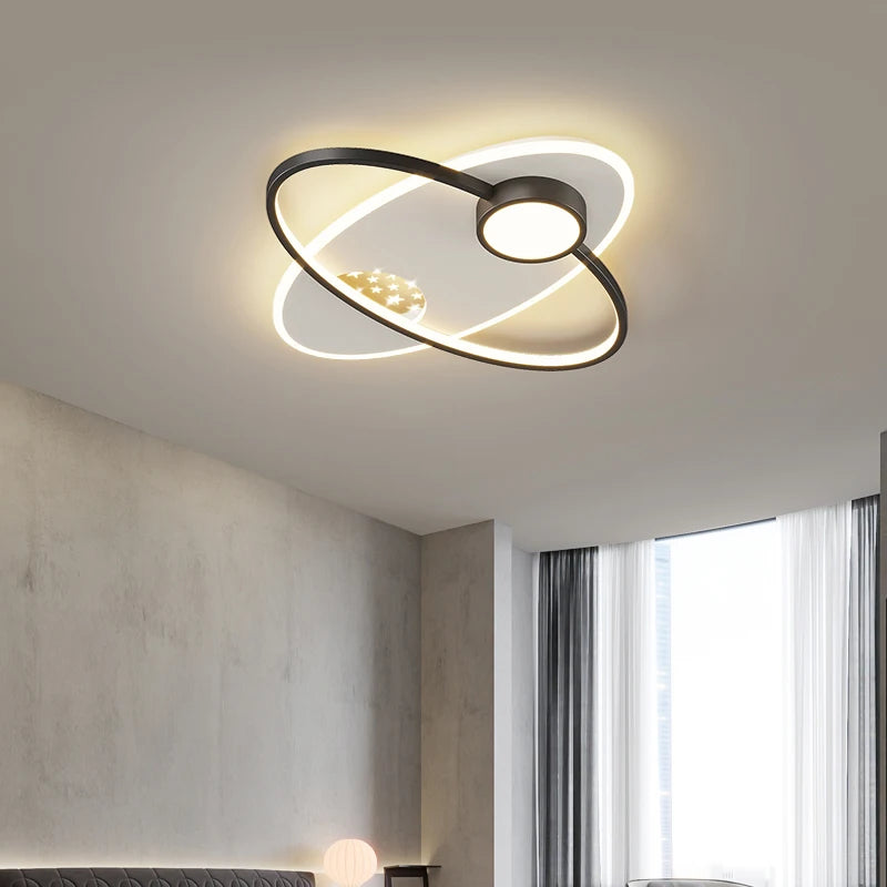 plafonnier led ultramince design moderne style nordique minimaliste