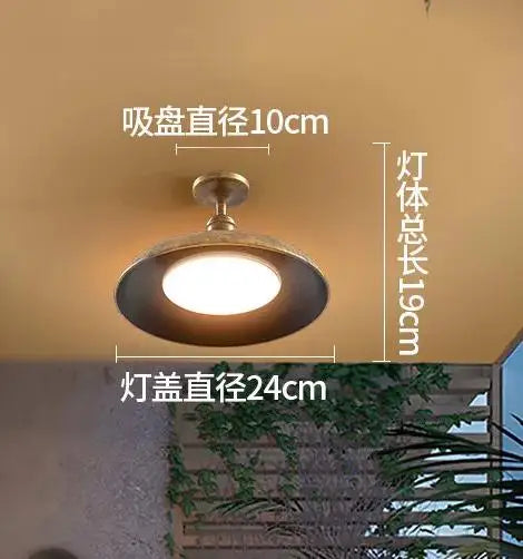 plafonnier led rétro ovni pour éclairage extérieur jardin balcon cour