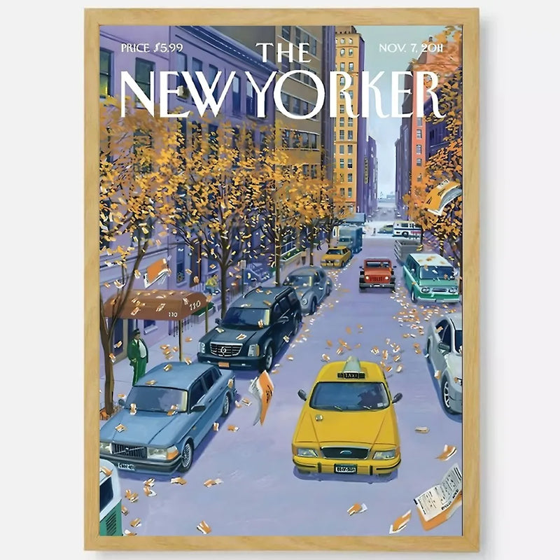 affiche du new yorker art mural autocollant décoration esthétique