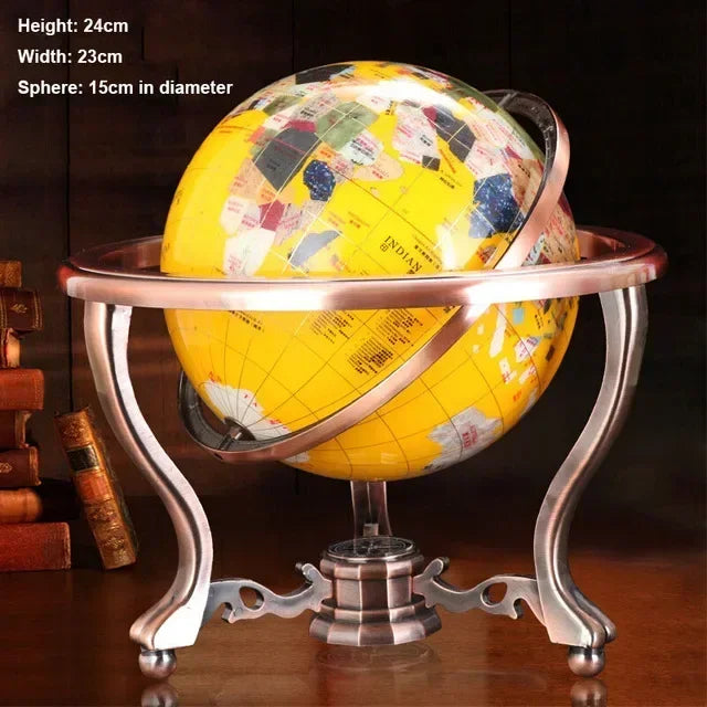 décoration globe terrestre pour l'enseignement et le bureau