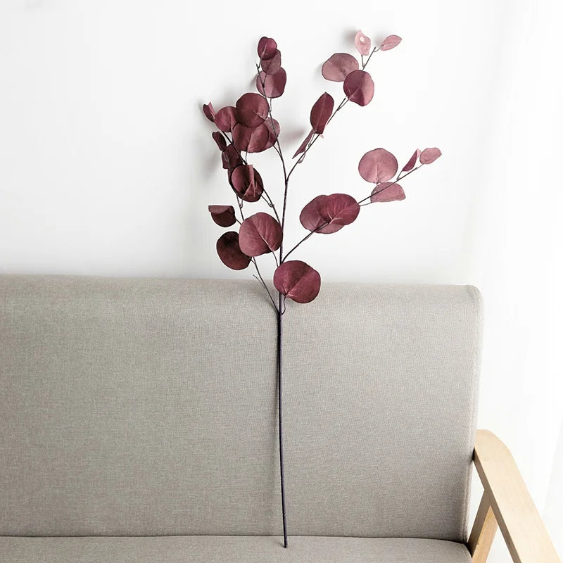 plante artificielle eucalyptus pour décoration automnale et arrangements DIY