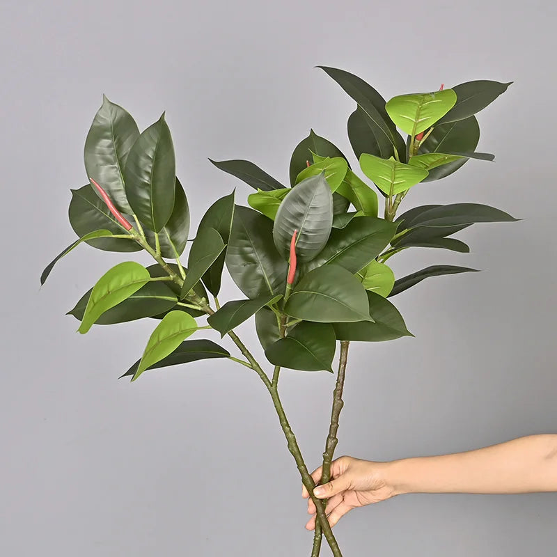 plantes artificielles ficus en plastique pour décoration intérieure et extérieure