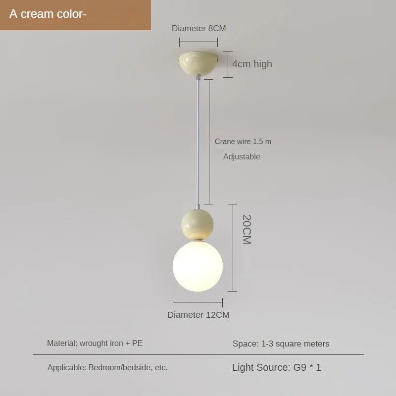 lustre nordique moderne en forme de gourde créative pour intérieur