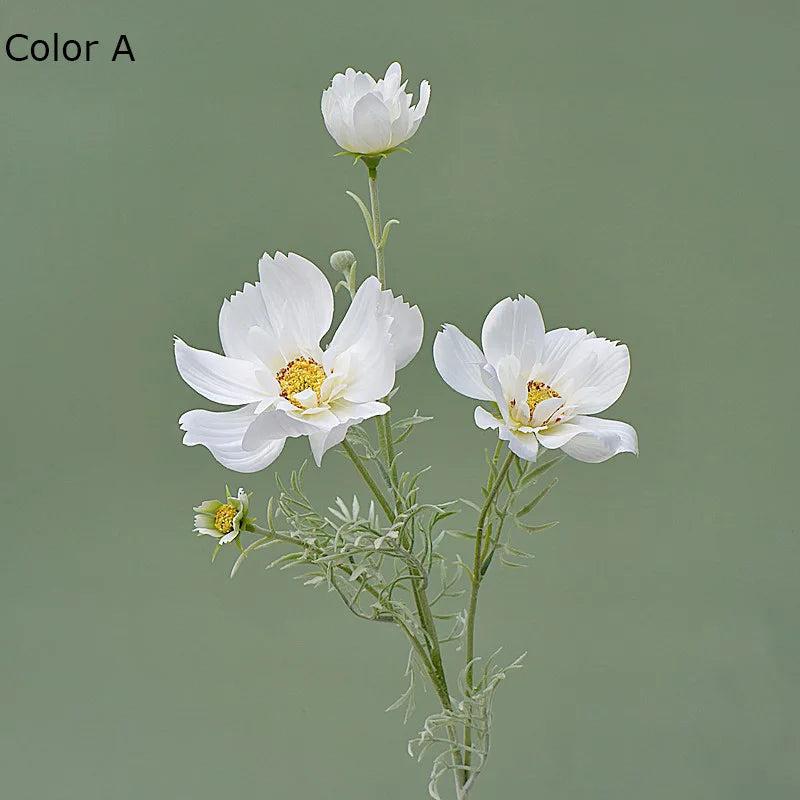 branche de fleurs artificielles en soie pour décoration de mariage