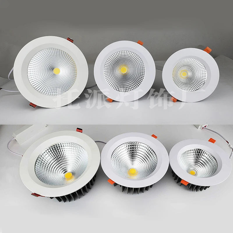 plafonnier led encastré lumière ronde dimmable haute luminosité