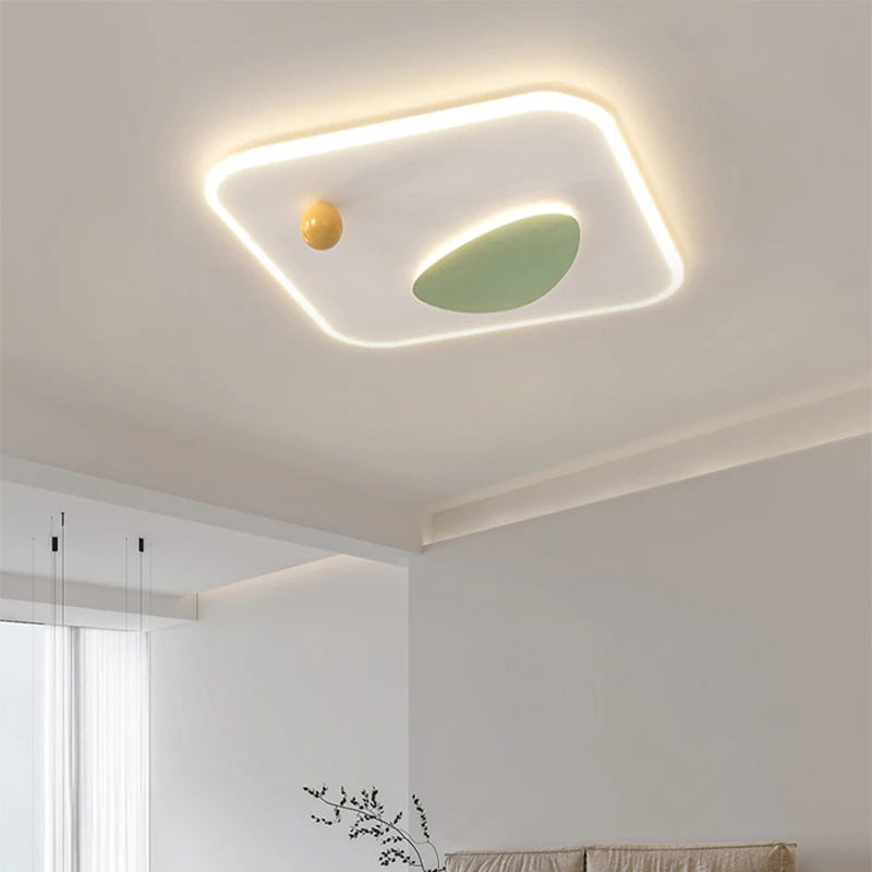 plafonnier led moderne rond carré pour intérieur