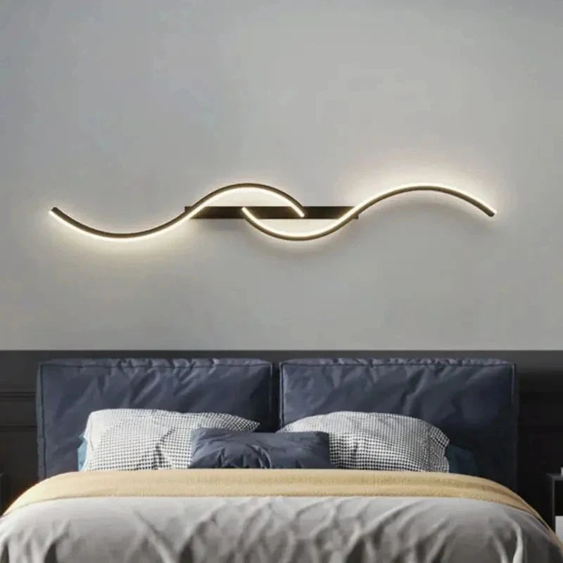 lustre simple éclairage suspendu horizontal pour intérieur moderne