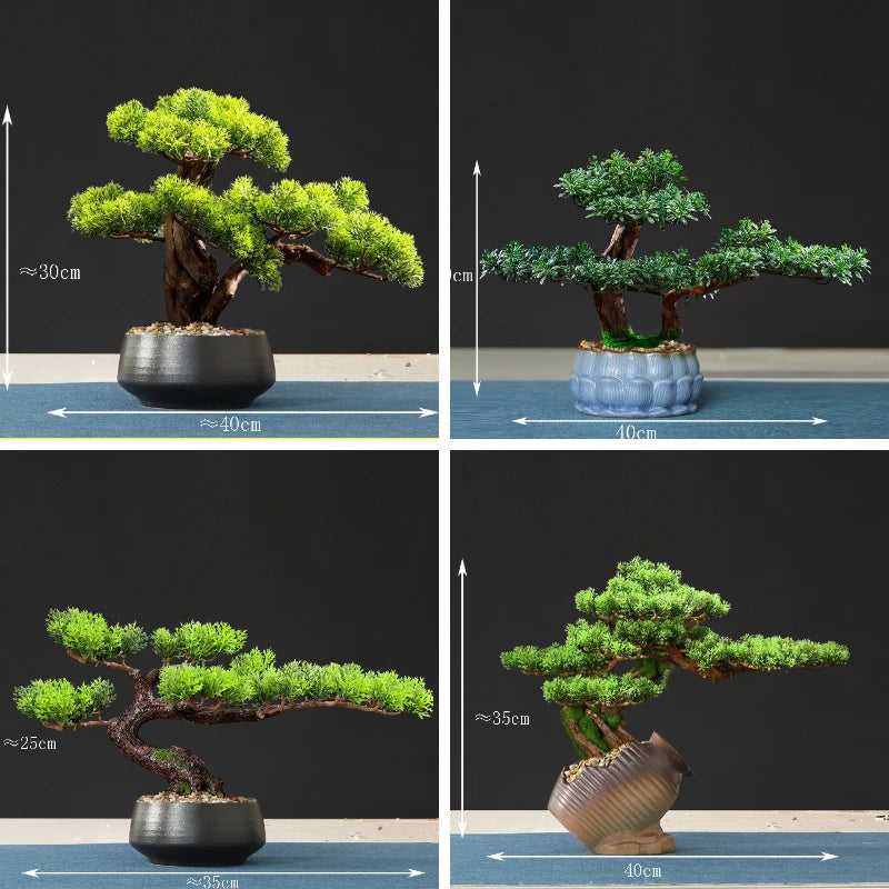 faux arbre bonsaï décoratif pour salon et aménagement paysager