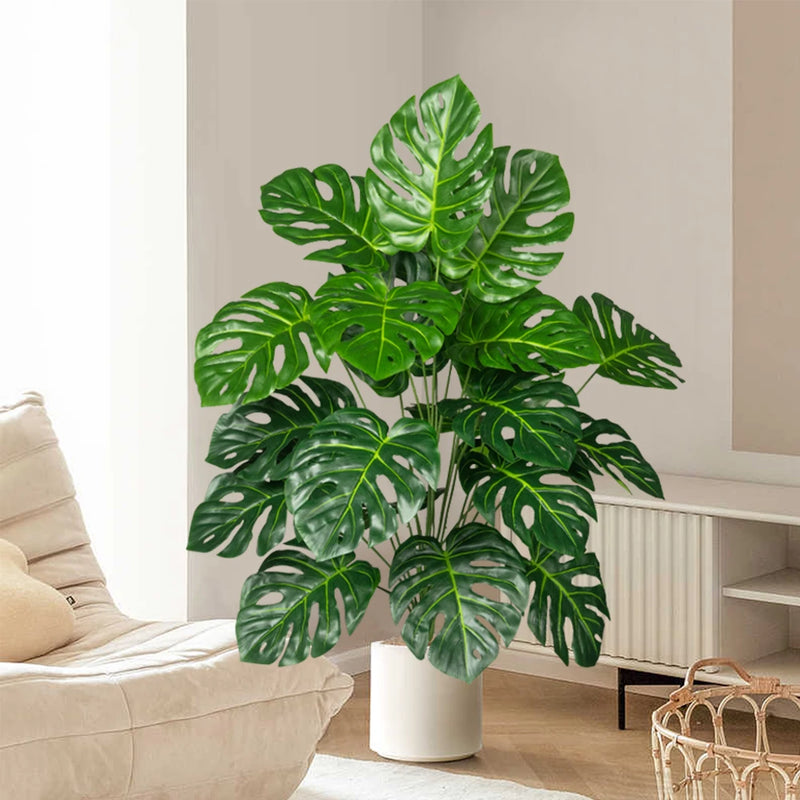 arbre monstera artificiel pour décoration de jardin et bureau