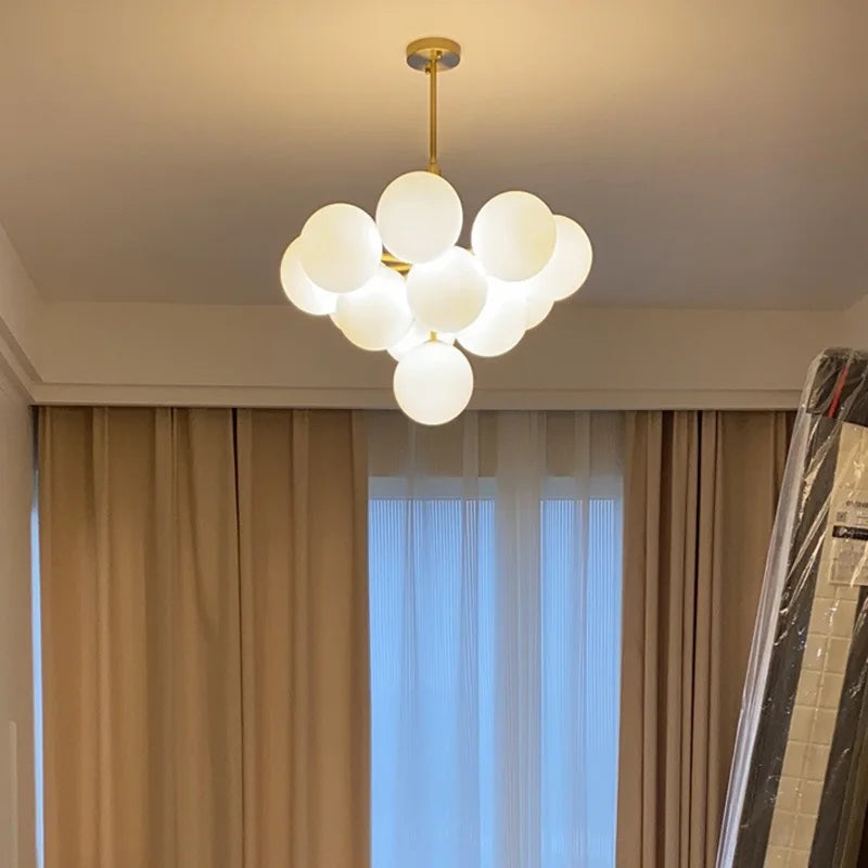 lampes led suspendues en verre de luxe design moderne livraison directe
