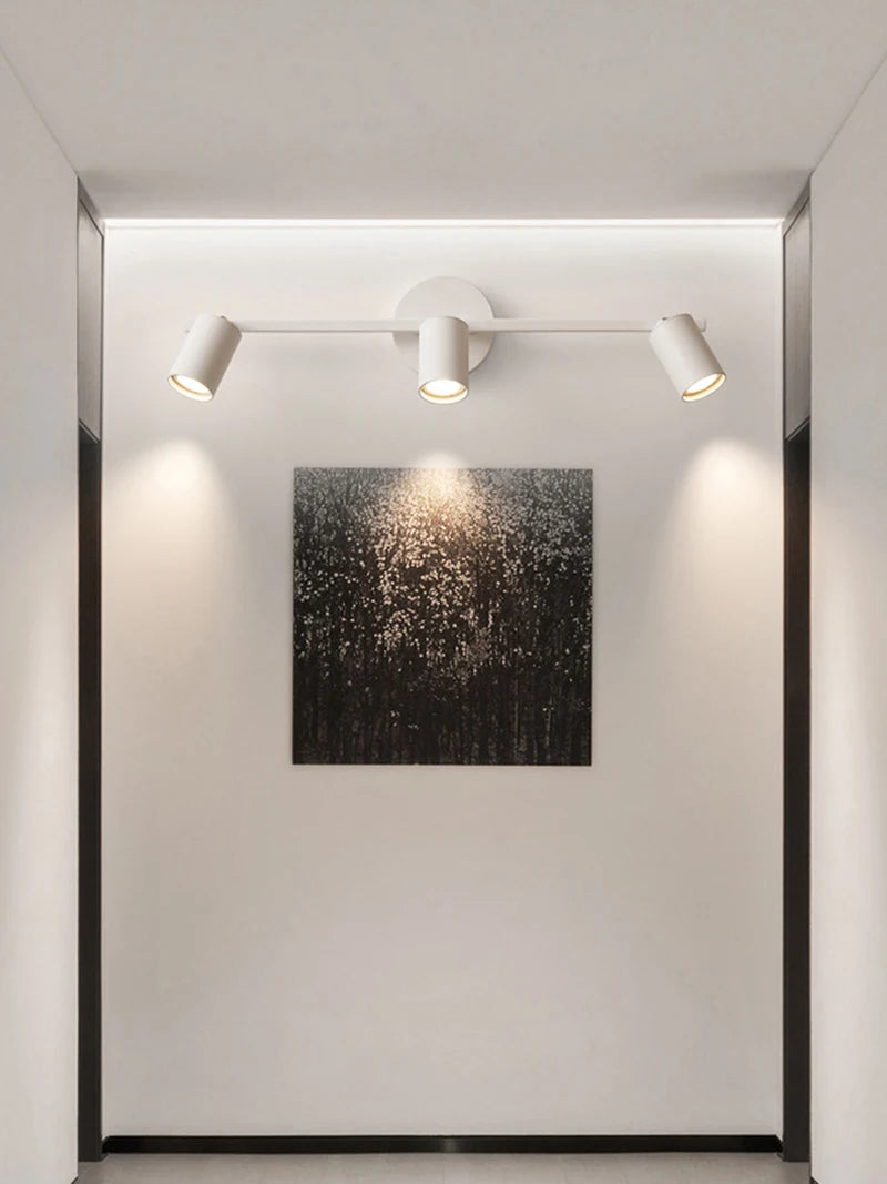 applique murale led moderne à 3 têtes éclairage intérieur polyvalent