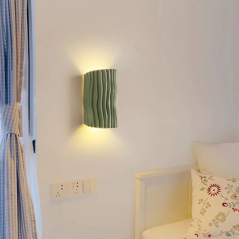 Bedroom bedside wall light, cream style living room background wall decoration light, corridor corridor atmosphere LED light