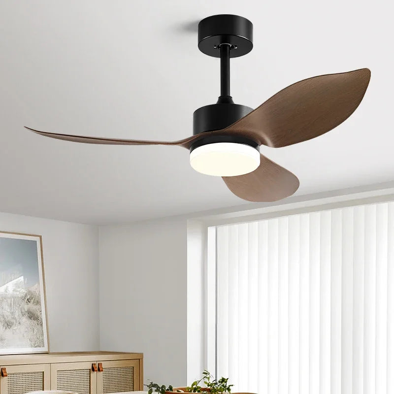 plafonnier moderne avec télécommande pour ventilateur et lumière