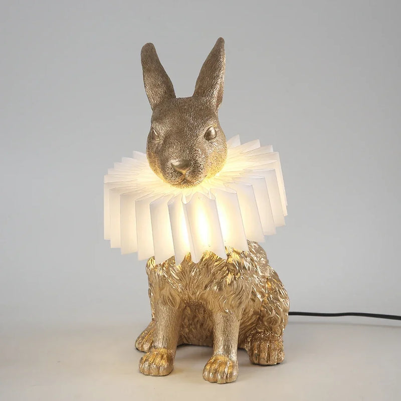 lampe à poser lapin nordique décorative pour enfants et intérieur