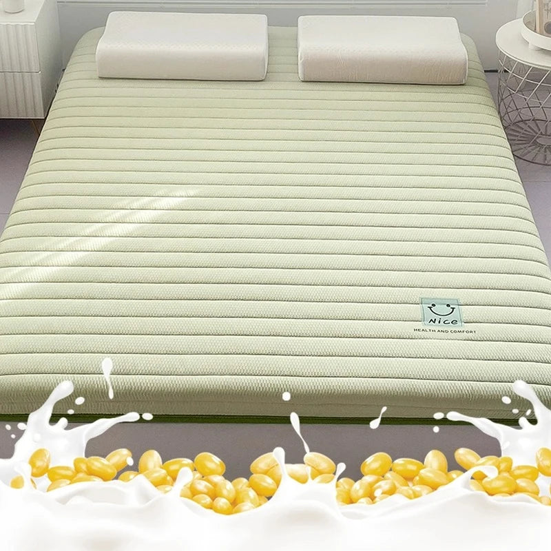 matelas pliable en fibre de soja moelleux pour un confort optimal