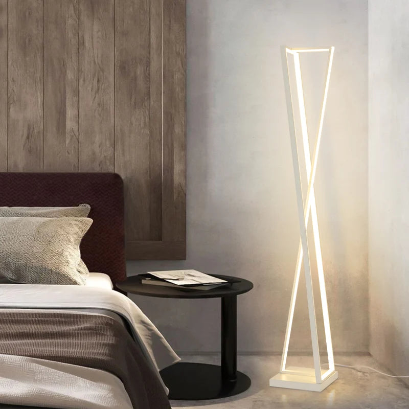 lampadaire design moderne style nordique simple sur pied