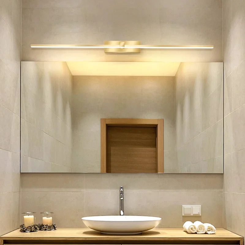 applique murale led moderne pour salle de bain et miroir