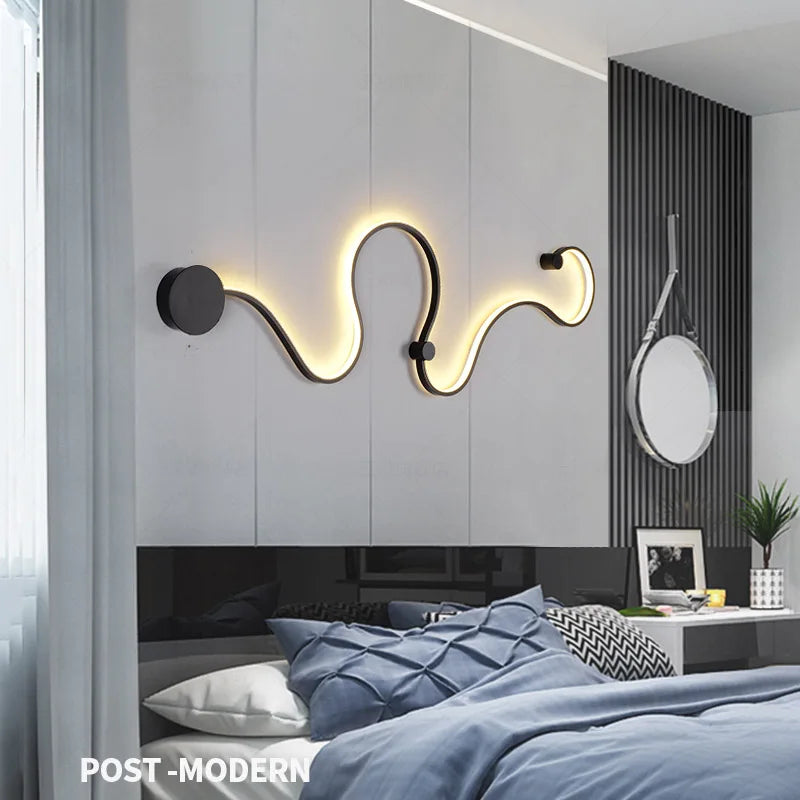 applique murale led moderne minimaliste nordique pour décoration maison