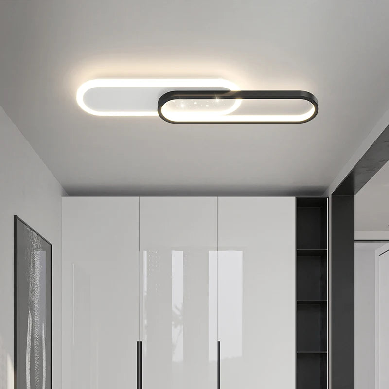 plafonnier led minimaliste moderne pour extérieur