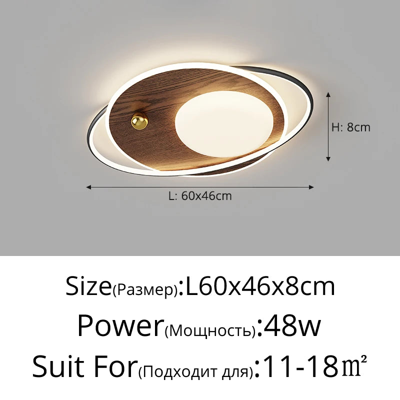 plafonnier nordique à LED design moderne pour intérieur