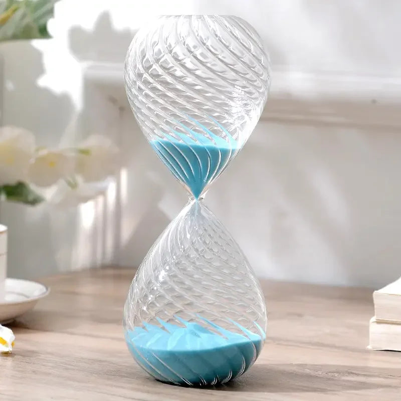 nouveau sablier en verre multicolore pour décoration et cadeau enfants