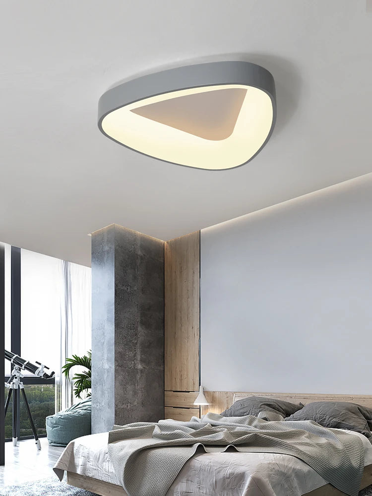 plafonnier nordique minimaliste design moderne en led rond