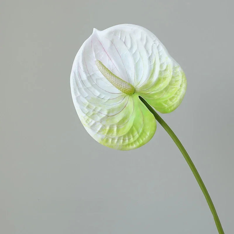 décoration de jardin feuilles artificielles anthuriums pour extérieur