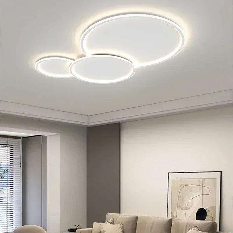 plafonnier led minimaliste nordique pour décoration intérieure