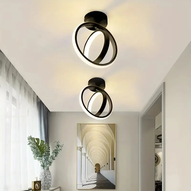 lustre led style moderne pour éclairage intérieur maison