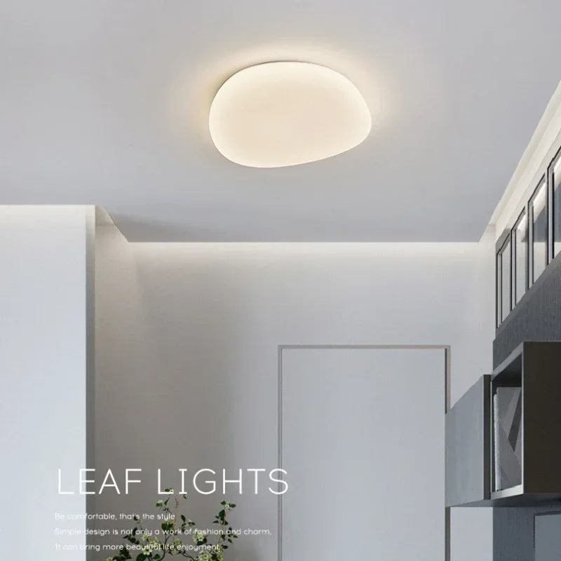 plafonniers led modernes nordiques galets pour éclairage intérieur maison