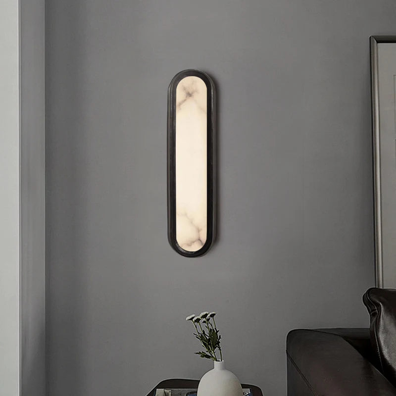 applique murale led en marbre pour intérieur moderne