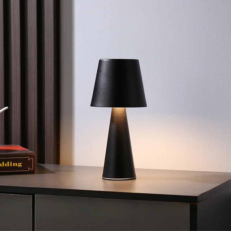 lampe de table rétro rechargeable minimaliste moderne et étanche