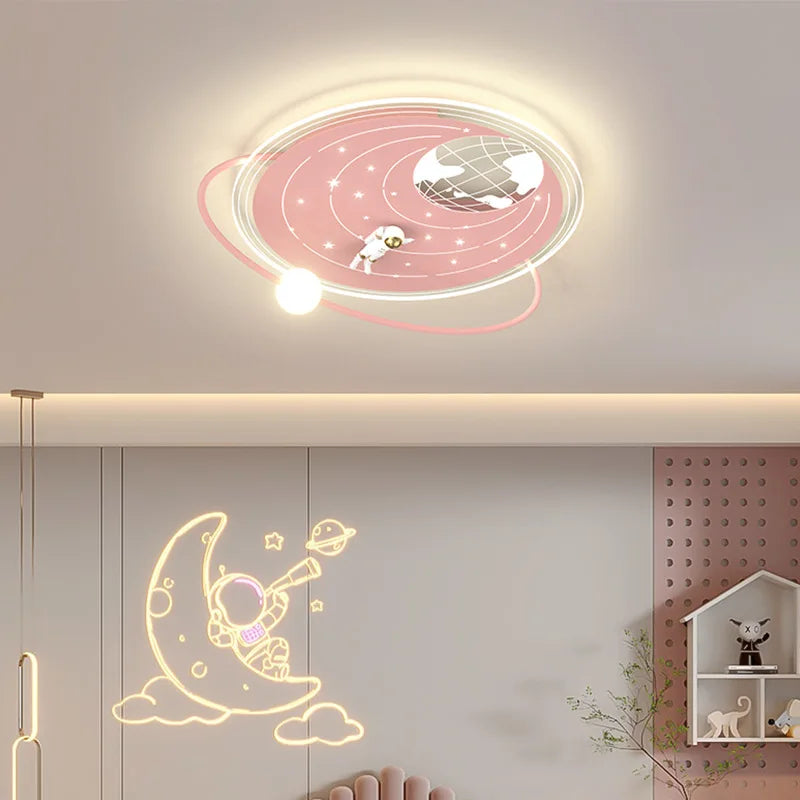 plafonnier moderne créatif pour chambre d'enfant en led