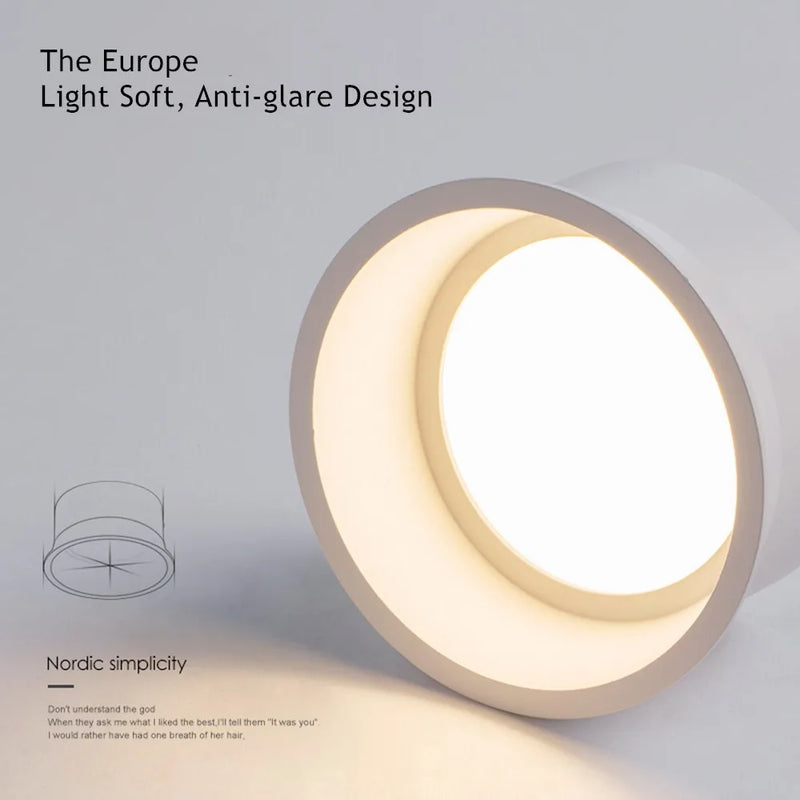 spot led dimmable anti-éblouissement pour éclairage intérieur