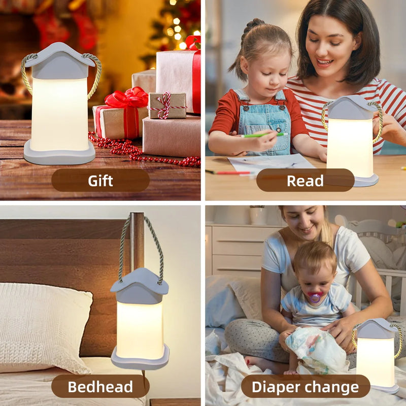 lampe de bureau tactile rechargeable pour enfant et éclairage de nuit