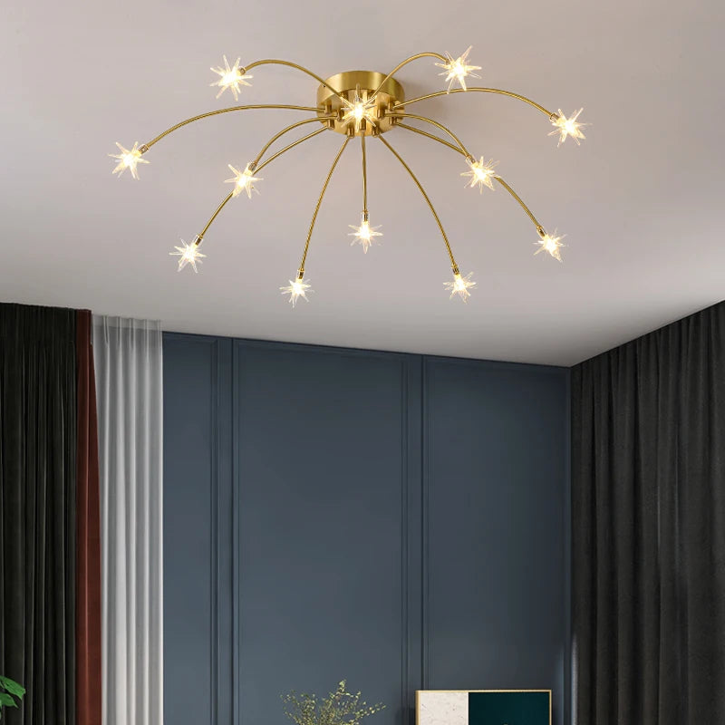 lustre moderne design minimaliste nordique éclairage créatif en led