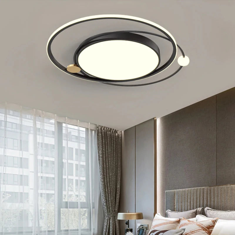 lustre led moderne à intensité variable pour intérieur