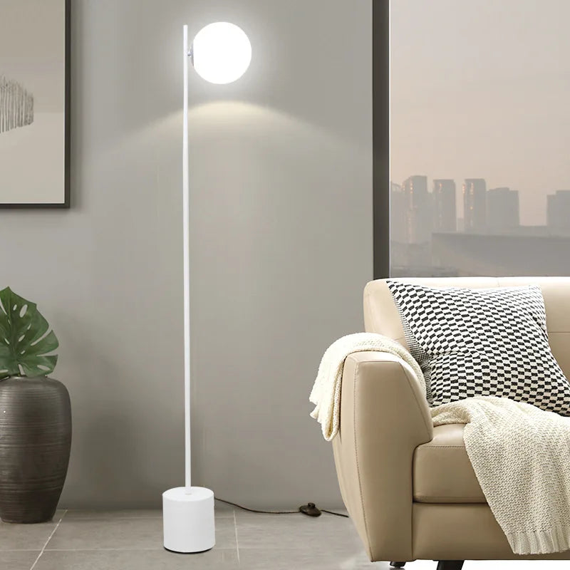 lampadaire led moderne sphéroïde créatif pour intérieur réglable