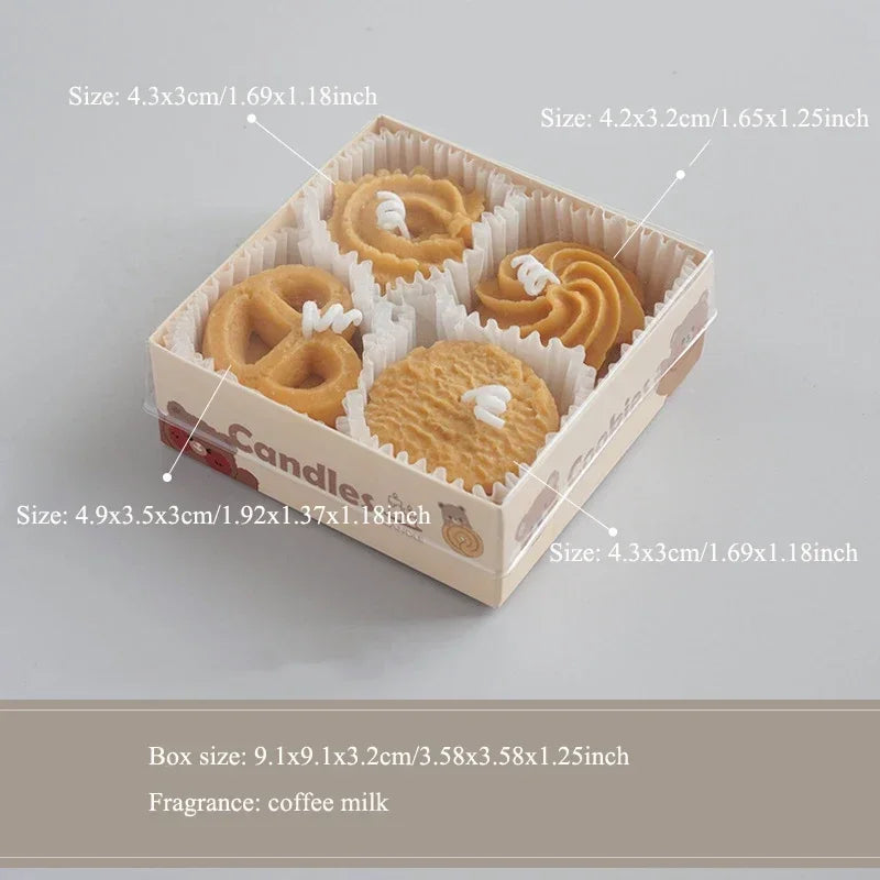 coffret cadeau bougies aromathérapie biscuits créatifs et cire à modeler