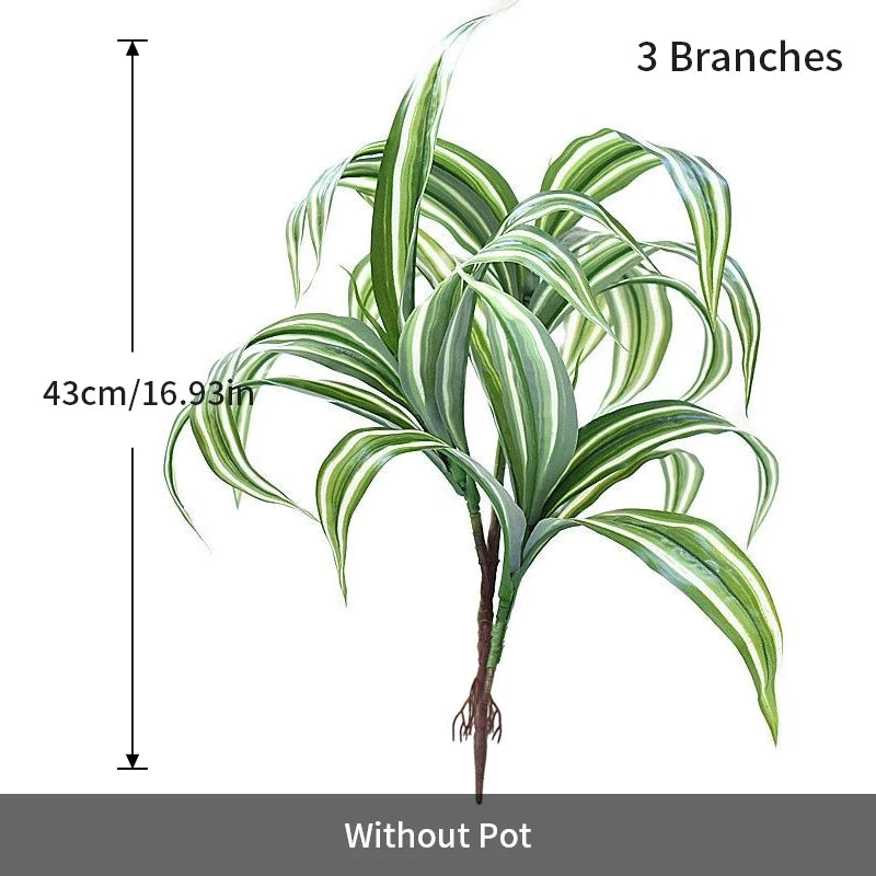 plante artificielle dracaena à trois fourches pour décoration intérieure