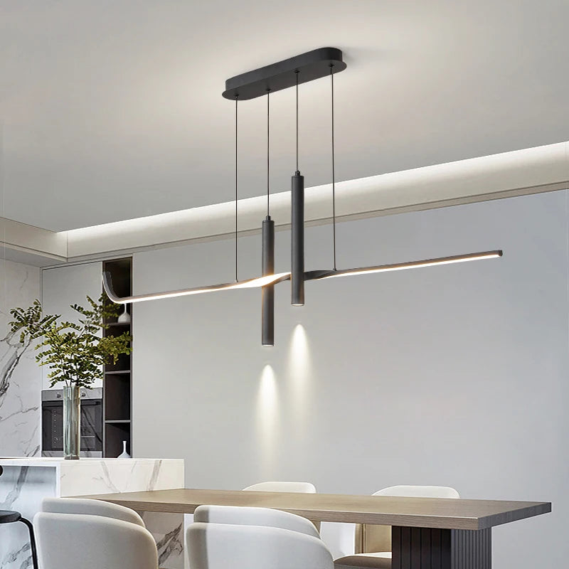 suspension led minimaliste pour décoration intérieure moderne